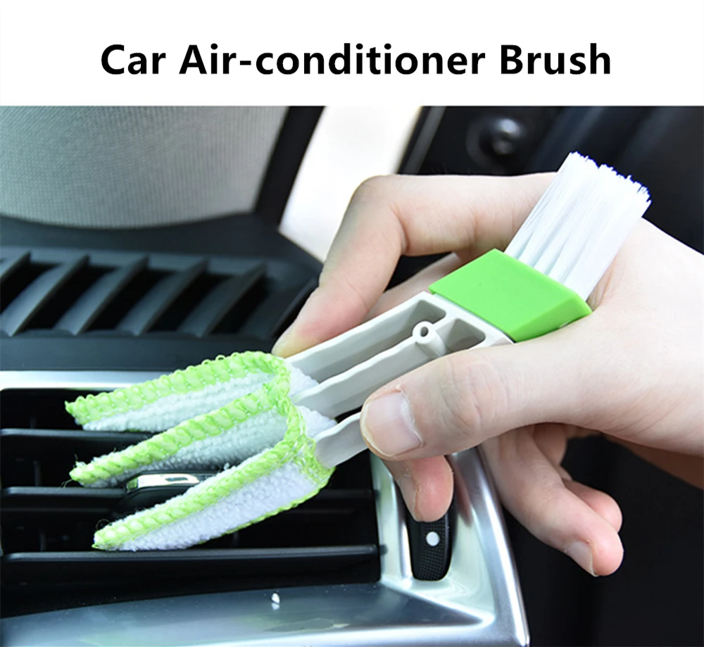 1pcs Double-Headed Car Clean Brush For Car Air-conditioner Outlet Dust Removal Blinds Keyboard Duster Brush Multi-function Brush
1pcs Double-Headed Car Clean Brush For Car Air-conditioner Outlet Dust Removal Blinds Keyboard Duster Brush Multi-function Brush