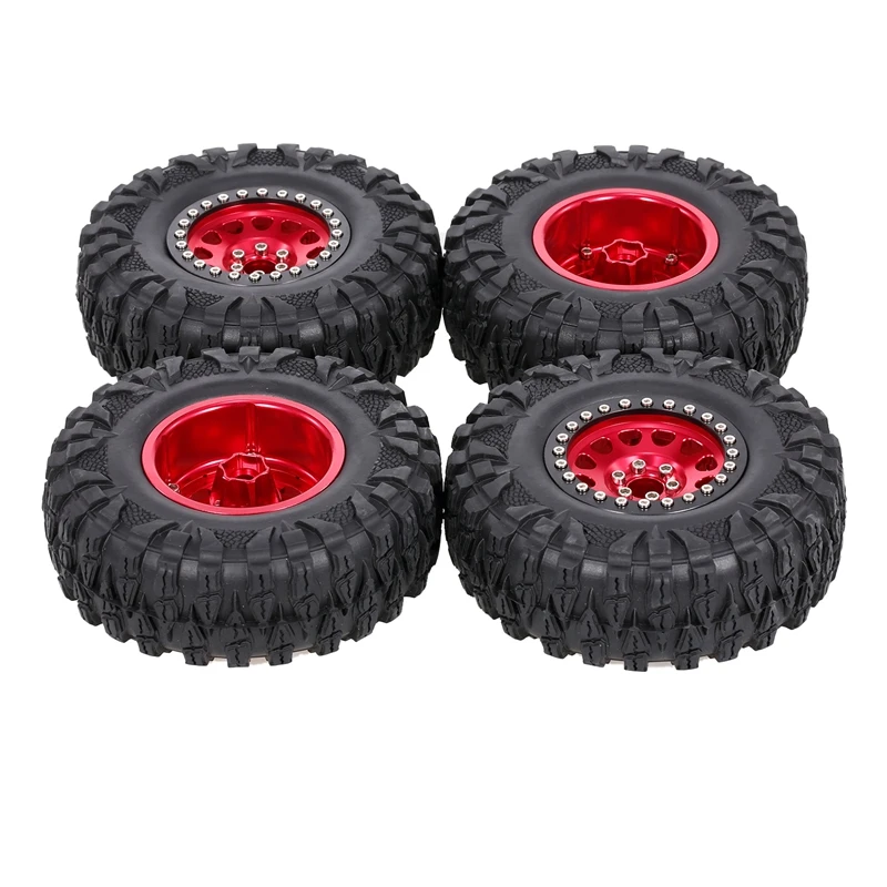 4PCS Metal 2.2 Beadlock Wheel Rim Tires Set for 1/10 RC Crawler Car Traxxas TRX4 TRX6 Axial SCX10 Wraith RR10 Parts
4PCS Metal 2.2 Beadlock Wheel Rim Tires Set for 1/10 RC Crawler Car Traxxas TRX4 TRX6 Axial SCX10 Wraith RR10 Parts