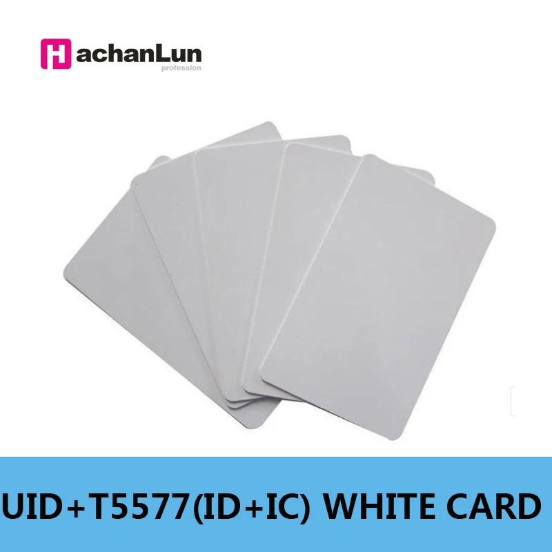 10 шт. UID + 5577 смарт-карта RFID, двойной чип IC + ID композитный 125 кГц EM4305 13,56 МГц, повторимая стираемая карта доступа
10 шт. UID + 5577 смарт-карта RFID, двойной чип IC + ID композитный 125 кГц EM4305 13,56 МГц, повторимая стираемая карта доступа