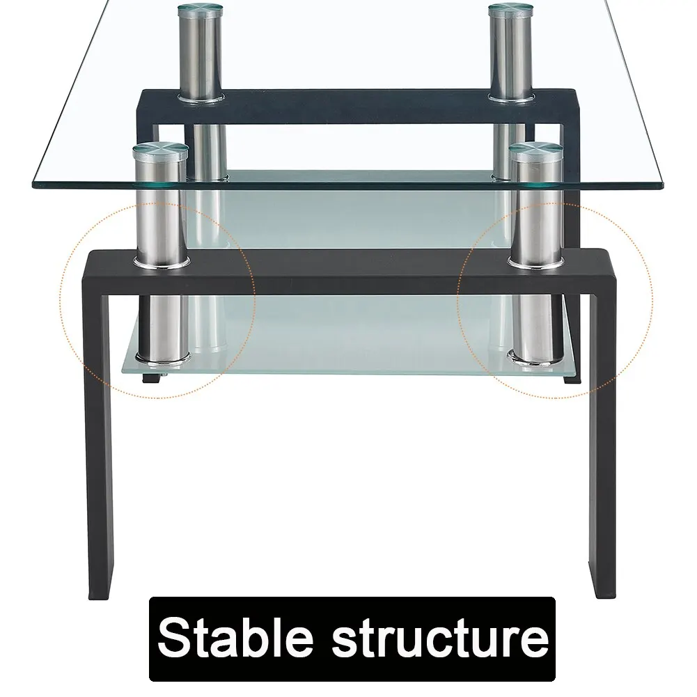 Rectangle Black Glass Coffee Table Clear Coffee Table Modern Side Center Tables For Living Room Living Room Furniture
Rectangle Black Glass Coffee Table Clear Coffee Table Modern Side Center Tables For Living Room Living Room Furniture