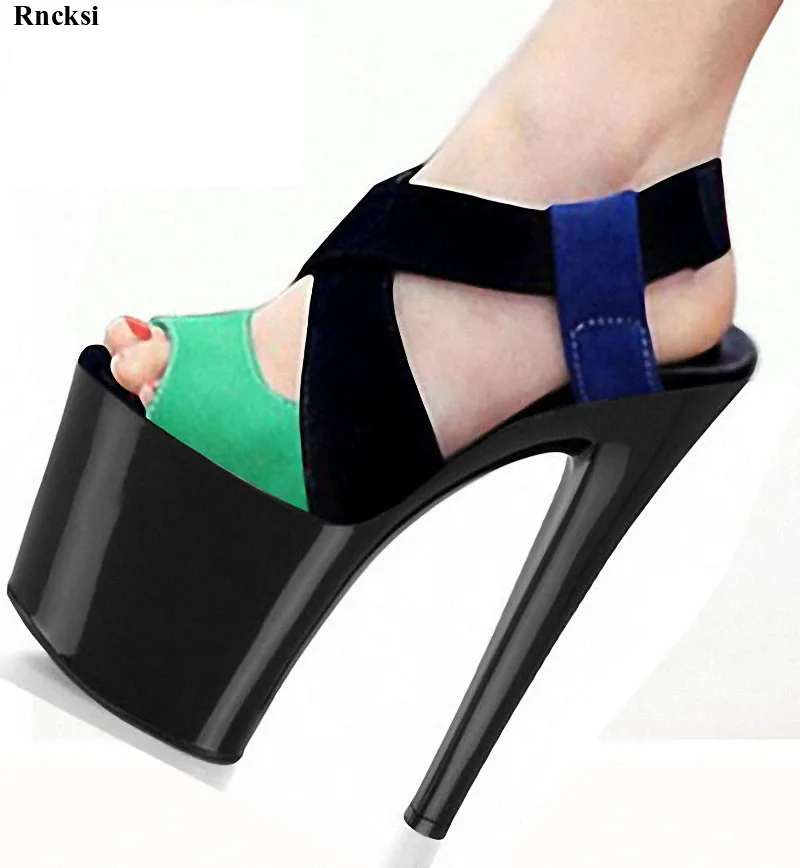 Rncksi New 8 inch women T-stage Dancing High Heel Sandals party wedding shoes 20cm Mixed Colors shoes sexy dress shoes
Rncksi New 8 inch women T-stage Dancing High Heel Sandals party wedding shoes 20cm Mixed Colors shoes sexy dress shoes