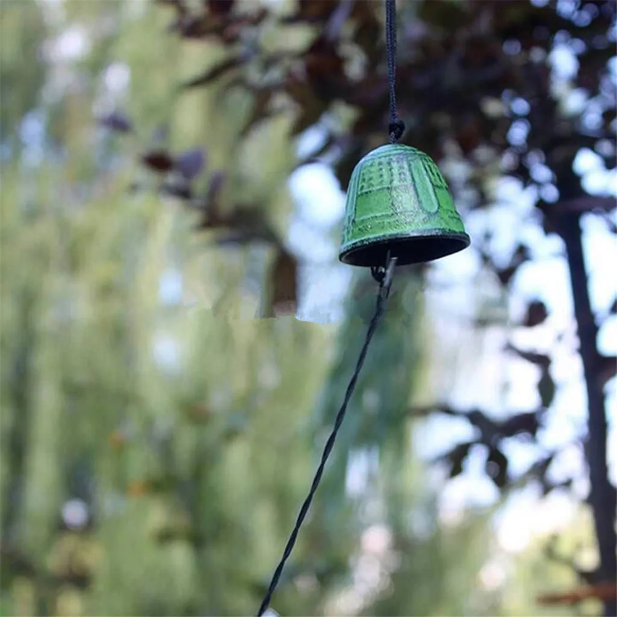 1pc For Temple Bell Japanese Wind Chime Hang Sound Clapper Home Garden Decor Green
1pc For Temple Bell Japanese Wind Chime Hang Sound Clapper Home Garden Decor Green