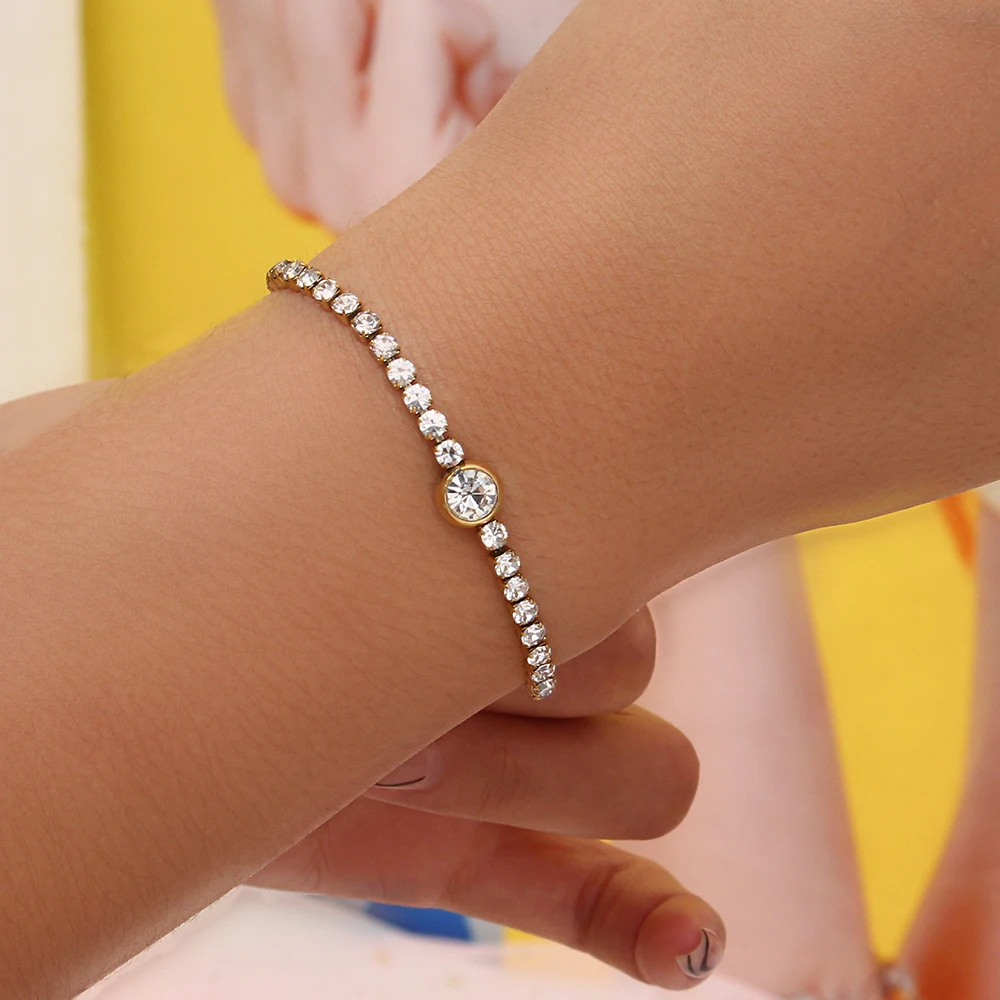 Цепочка Из Нержавеющей Стали для тенниса, браслет и ожерелье с цирконом, 3 А
Цепочка Из Нержавеющей Стали для тенниса, браслет и ожерелье с цирконом, 3 А