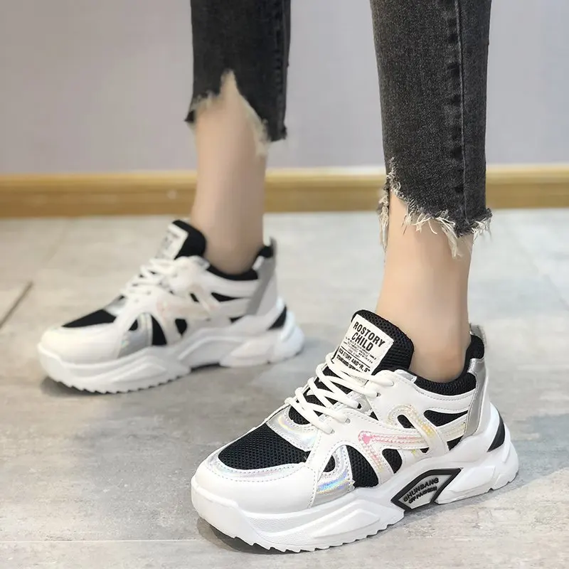Daddy shoes women's 2020 spring and autumn new breathable women's shoes thick bottom color matching casual sports shoes X427
Daddy shoes women's 2020 spring and autumn new breathable women's shoes thick bottom color matching casual sports shoes X427