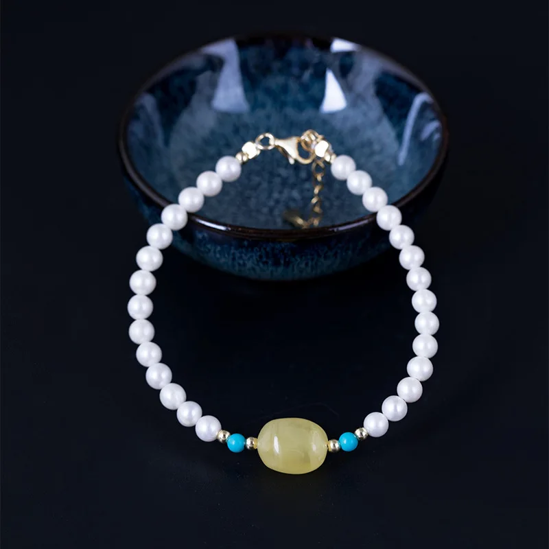 Natural Pearl Beads Bracelet For Women Meditation Yoga Bracelet With Beeswax Handmade Energy Birthstone Jewelry
Natural Pearl Beads Bracelet For Women Meditation Yoga Bracelet With Beeswax Handmade Energy Birthstone Jewelry