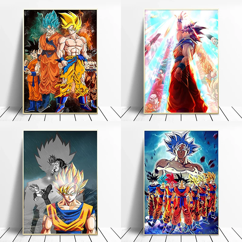 Bandai Classic Anime Dragon Ball Poster Goku Canvas Painting Mural Living Room Bedroom Home Decoration Wall Picture Cuadros
Bandai Classic Anime Dragon Ball Poster Goku Canvas Painting Mural Living Room Bedroom Home Decoration Wall Picture Cuadros