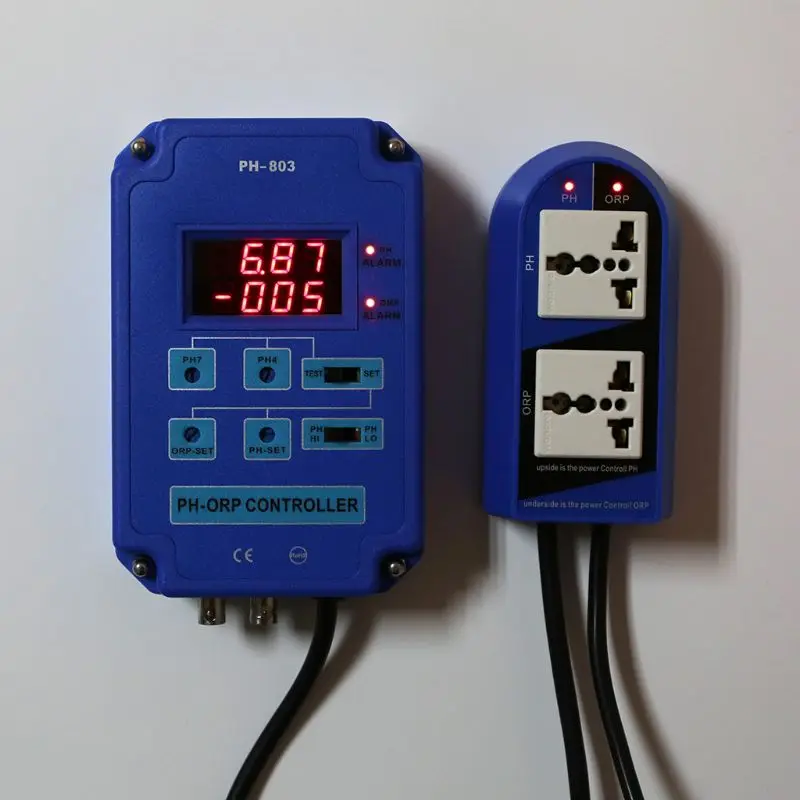 Digital pH ORP Redox 2 in 1 Controller Monitor Output Power Relay Control Electrode Probe BNC for Aquarium Hydroponics Plants
Digital pH ORP Redox 2 in 1 Controller Monitor Output Power Relay Control Electrode Probe BNC for Aquarium Hydroponics Plants