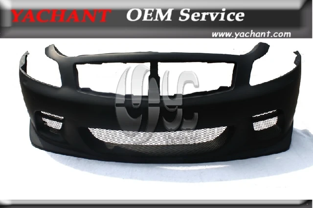 Передний бампер из стекловолокна FRP TS подходит для Infiniti G35 G37 4D Sedan 2007 2010|front