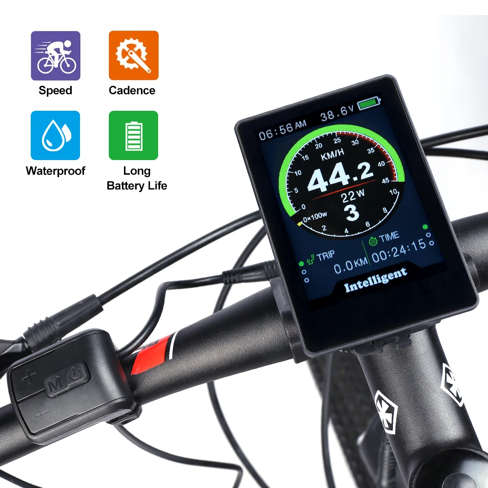 New 860C Electric Bicycle Speedometer Ebike Display For Bafang BBS Series Mid Drive Motor Kit 3.5 inch IPS Colorful Screen
New 860C Electric Bicycle Speedometer Ebike Display For Bafang BBS Series Mid Drive Motor Kit 3.5 inch IPS Colorful Screen