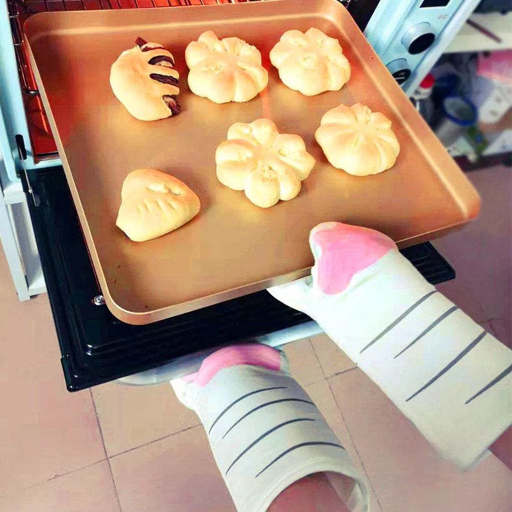 Non-Slip Microwave Oven Gloves 3D Cartoon Cat Paws Oven Mitts Cat Paw Design Heat Resistant Pot Holder Gloves 1pcs for Kitchen
Non-Slip Microwave Oven Gloves 3D Cartoon Cat Paws Oven Mitts Cat Paw Design Heat Resistant Pot Holder Gloves 1pcs for Kitchen