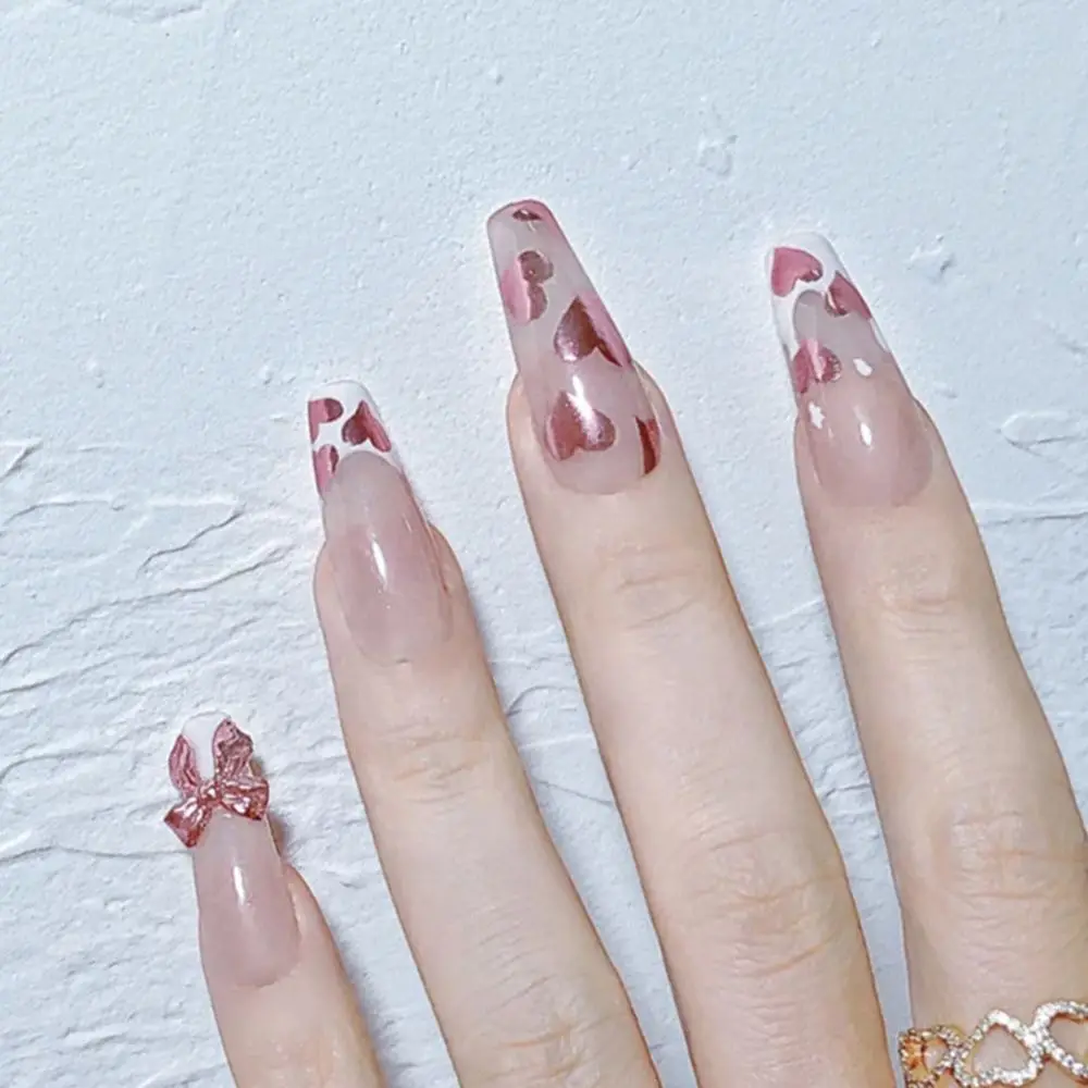 24pcs/Box Press On Nails Detachable Full Cover Artificial Nail Tips Ballerina False Nails Wearable Fake Nails
24pcs/Box Press On Nails Detachable Full Cover Artificial Nail Tips Ballerina False Nails Wearable Fake Nails