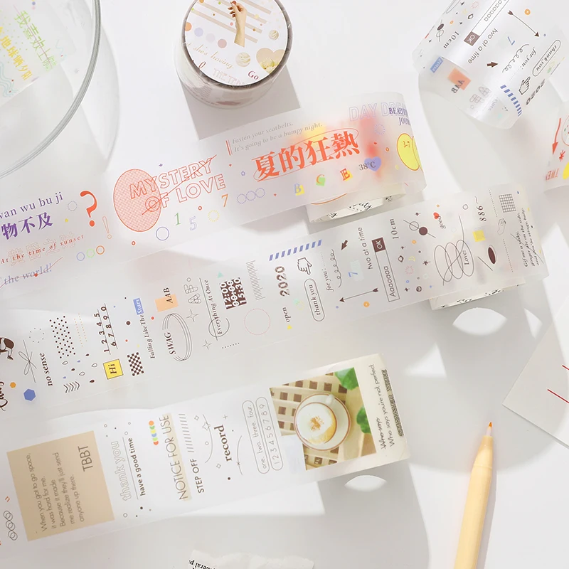 6pcs/lot interstellar debris series cute fresh simple ins decorative foggy surface PET tape
6pcs/lot interstellar debris series cute fresh simple ins decorative foggy surface PET tape