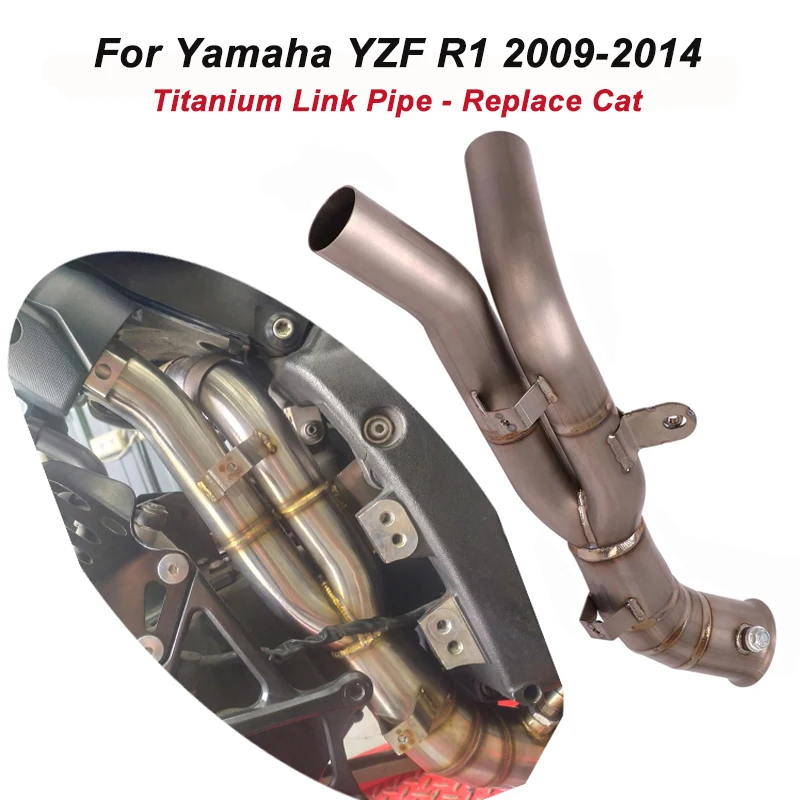 For Yamaha YZF R1 2009-2014 Motorcycle Exhaust Pipe Mid Link Pipe Connecting tube Replace Catalyst Titanium alloy
For Yamaha YZF R1 2009-2014 Motorcycle Exhaust Pipe Mid Link Pipe Connecting tube Replace Catalyst Titanium alloy
