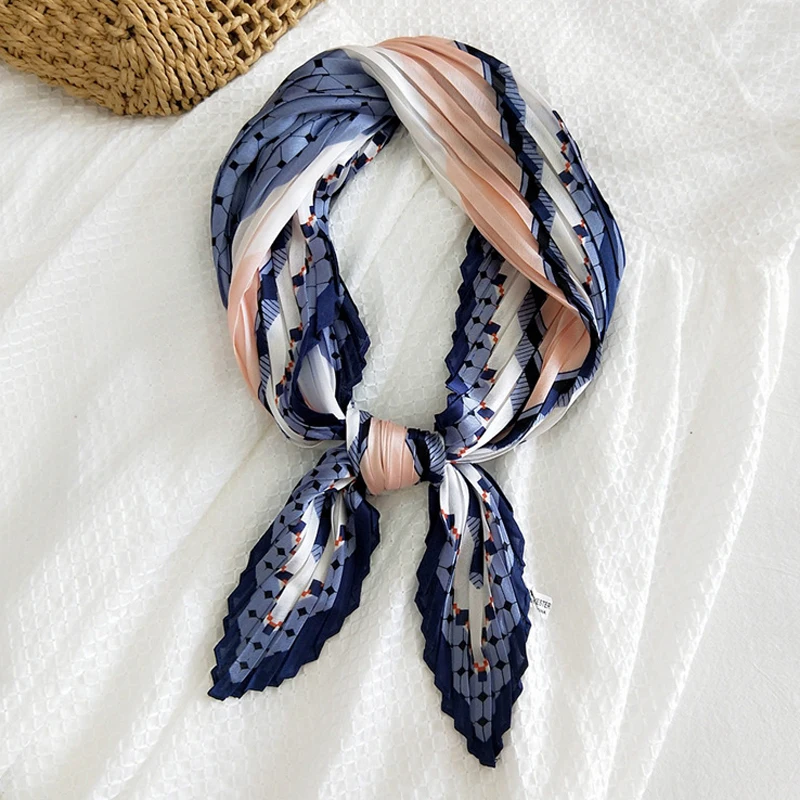 MoriBty New 70cm Women Crinkle Silk Scarf Bandanas Foulard Femme Luxury Print Handkerchief Wraps Spring-Autumn Hair Ribbon Ties
MoriBty New 70cm Women Crinkle Silk Scarf Bandanas Foulard Femme Luxury Print Handkerchief Wraps Spring-Autumn Hair Ribbon Ties