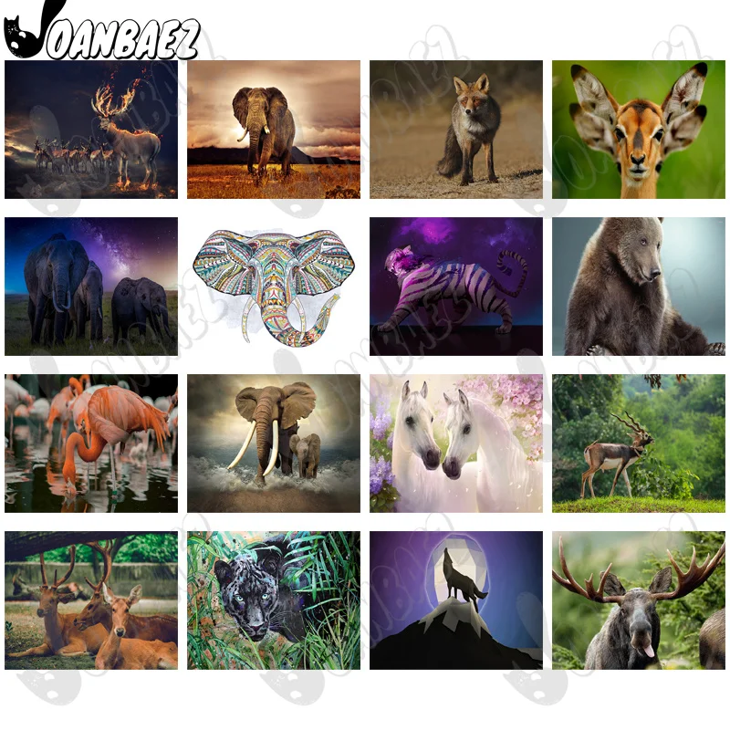 Elk Elephant 5D Diy Diamond Painting Wild Animal Round Diamond Art Inlaid Home Room Wall Decoration Accessories
Elk Elephant 5D Diy Diamond Painting Wild Animal Round Diamond Art Inlaid Home Room Wall Decoration Accessories
