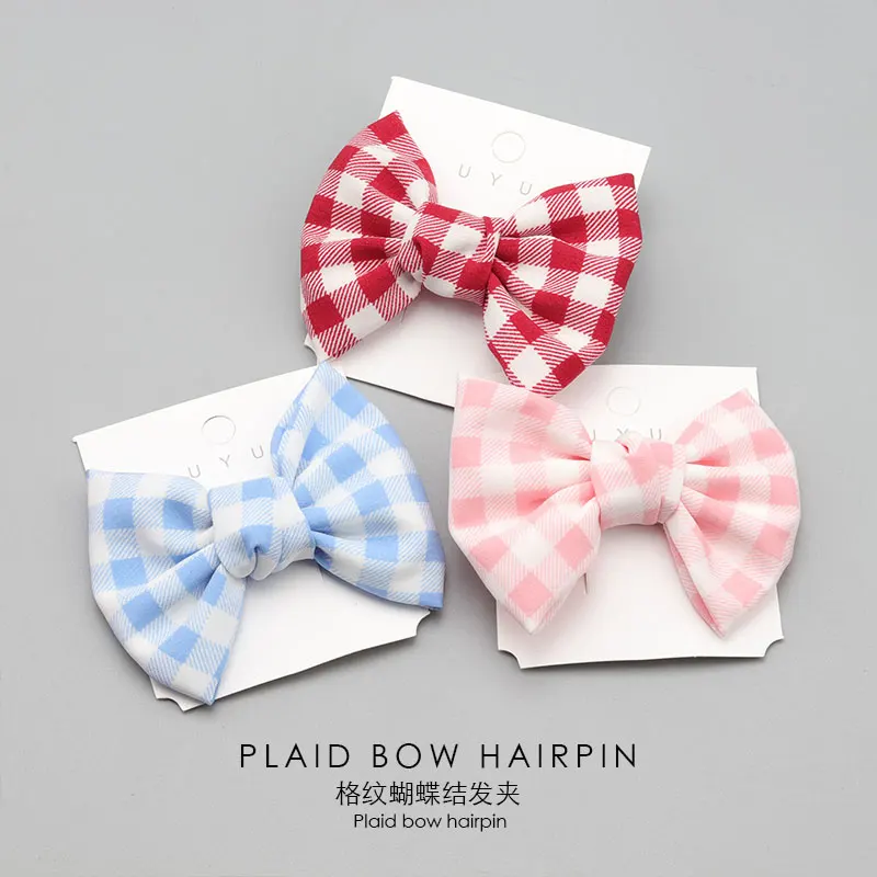 8.8cm Checkered Bowknot Clip Children's Bangs Top Clip Cute Princess Hair Accessories Girl Small Fresh Headdress
8.8cm Checkered Bowknot Clip Children's Bangs Top Clip Cute Princess Hair Accessories Girl Small Fresh Headdress