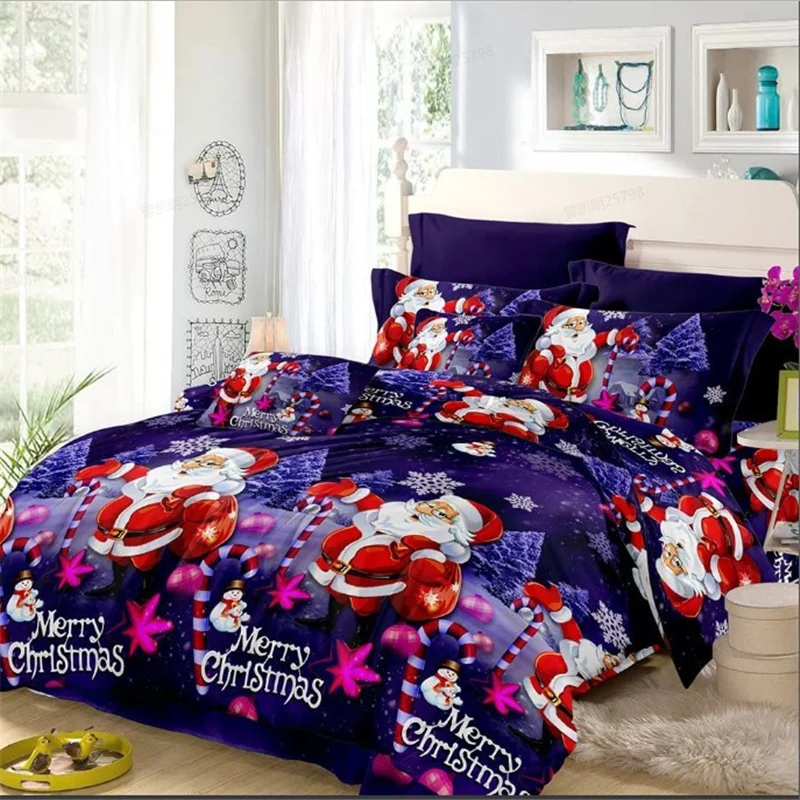 Christmas Bedding Set Duvet Cover Set 3d Bedding Set Fashion Design duvet cover flat sheet pillowcase
Christmas Bedding Set Duvet Cover Set 3d Bedding Set Fashion Design duvet cover flat sheet pillowcase