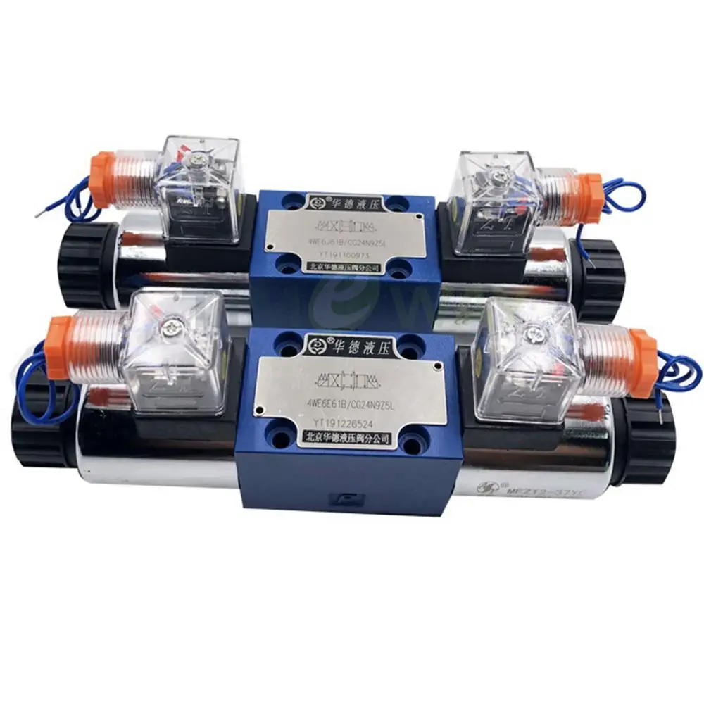 4WE6 HUADE 4WE6J61B/CG24N9Z4 4WE6D61B/OFCG24N9Z5L Hydraulic Solenoid Valve 24V Directional Spool Valves
4WE6 HUADE 4WE6J61B/CG24N9Z4 4WE6D61B/OFCG24N9Z5L Hydraulic Solenoid Valve 24V Directional Spool Valves