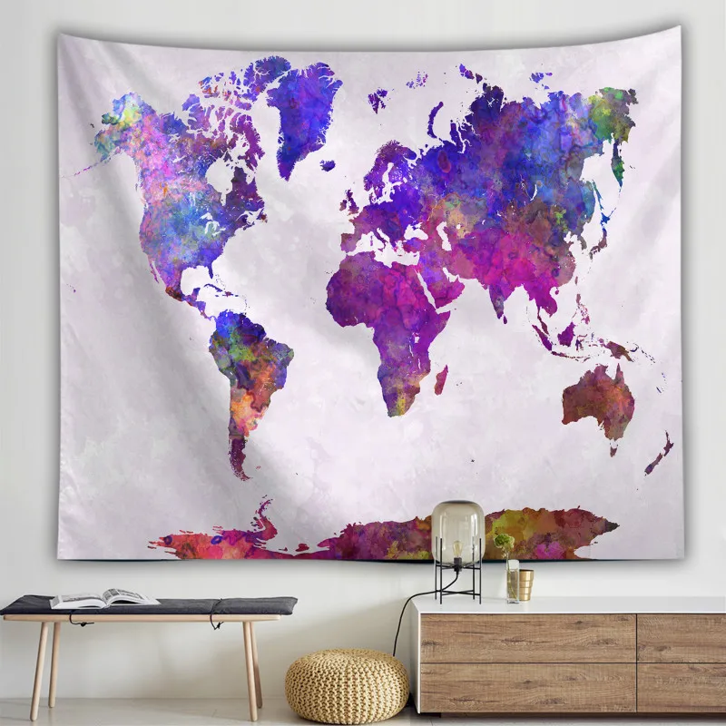 New Retro Map Background Cloth Fashion Home Atmosphere Decoration Supplies Nordic Style Living Room Bedroom Decoration Tapestry
New Retro Map Background Cloth Fashion Home Atmosphere Decoration Supplies Nordic Style Living Room Bedroom Decoration Tapestry