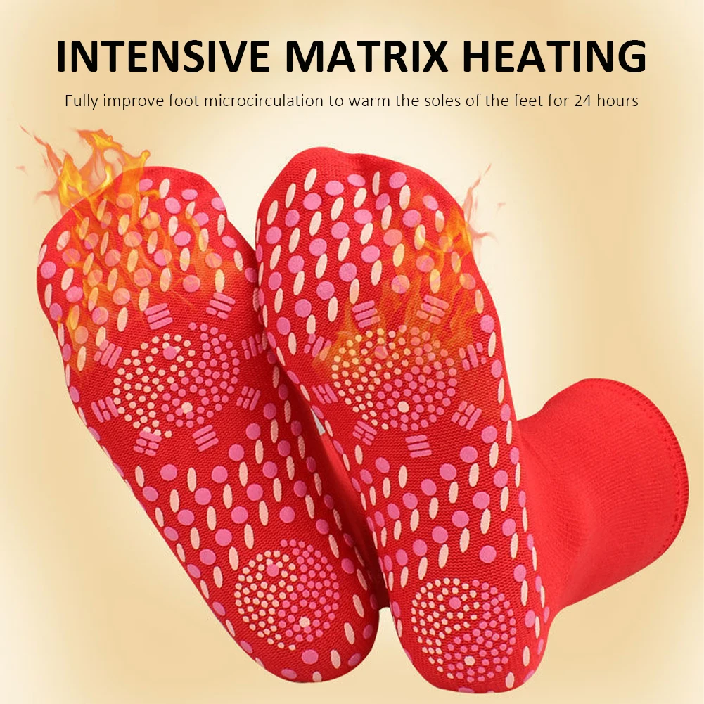 Cotton Self Heated Socks Winter Warm Massage Socks Anti-Fatigue Unisex Heating Socks Comfortable Winter Outdoor Warm Socks
Cotton Self Heated Socks Winter Warm Massage Socks Anti-Fatigue Unisex Heating Socks Comfortable Winter Outdoor Warm Socks