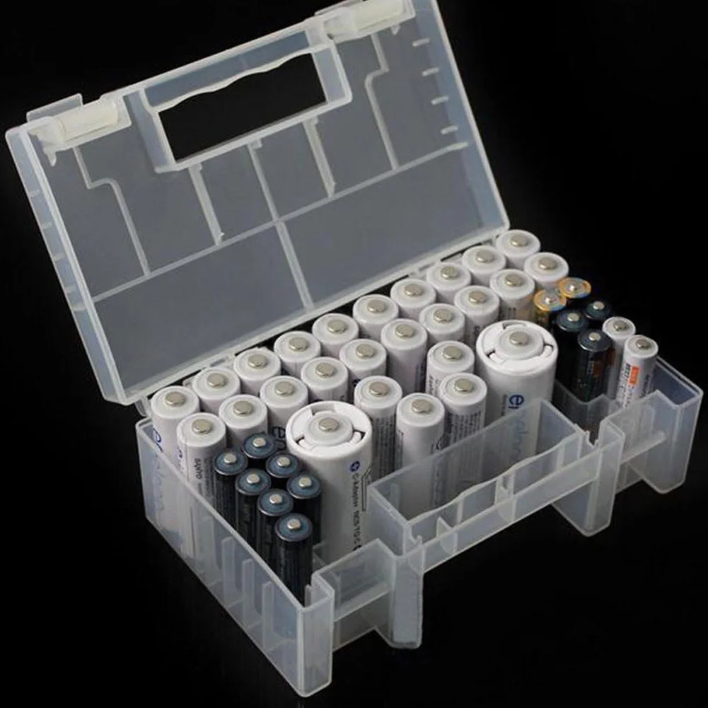 Battery Case Plastic Storage Box Portable Inner Compartment Wear Resistant Anti Impact Hard Large Capacity Container AA AAA
Battery Case Plastic Storage Box Portable Inner Compartment Wear Resistant Anti Impact Hard Large Capacity Container AA AAA