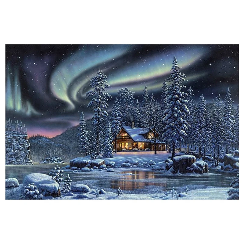 DIY 5D Diamond Painting House Diamond Embroidery Winter Snow Full Circle Landscape Cross Stitch Kit
DIY 5D Diamond Painting House Diamond Embroidery Winter Snow Full Circle Landscape Cross Stitch Kit