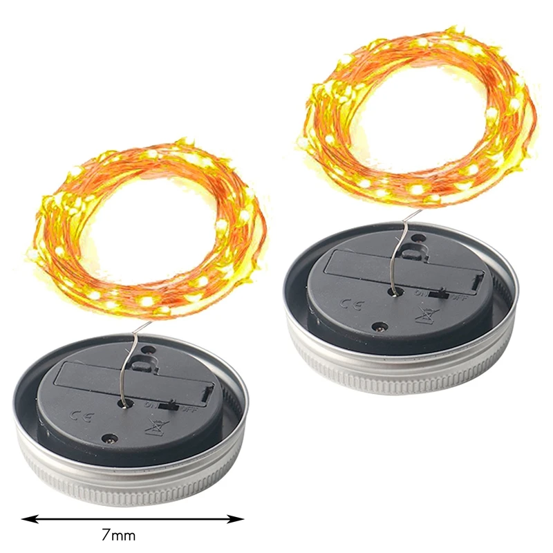 Solar Mason Jar Lid Lights,6 Pack 30 Led Lights Starry Fairy Firefly Jar Lights,Solar Lantern Lights (Jars Not Included)
Solar Mason Jar Lid Lights,6 Pack 30 Led Lights Starry Fairy Firefly Jar Lights,Solar Lantern Lights (Jars Not Included)