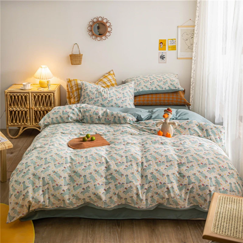 Постельное белье для спальни из четырех предметов зимнее антибактериальное хлопковое Марлевое пододеяльник модный простой комплект посте...
Постельное белье для спальни из четырех предметов зимнее антибактериальное хлопковое Марлевое пододеяльник модный простой комплект посте...