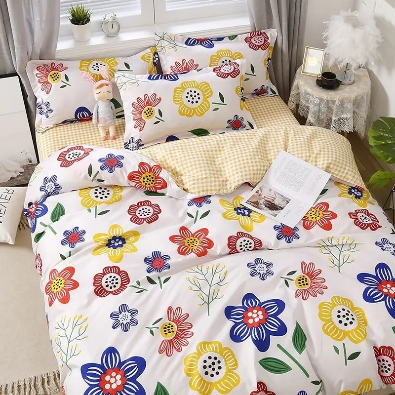 4-piece bed, skin-friendly student dormitory supplies, quilt cover, bed sheet, pillowcase, 3-piece set of bedding
4-piece bed, skin-friendly student dormitory supplies, quilt cover, bed sheet, pillowcase, 3-piece set of bedding