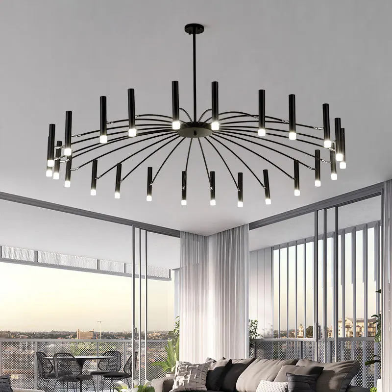 Black Chandelier Living room Foyer Hotel Large Chandelier Indoor Nordic Post Modern Loft Industiral Vintage Chandelier Lighting
Black Chandelier Living room Foyer Hotel Large Chandelier Indoor Nordic Post Modern Loft Industiral Vintage Chandelier Lighting