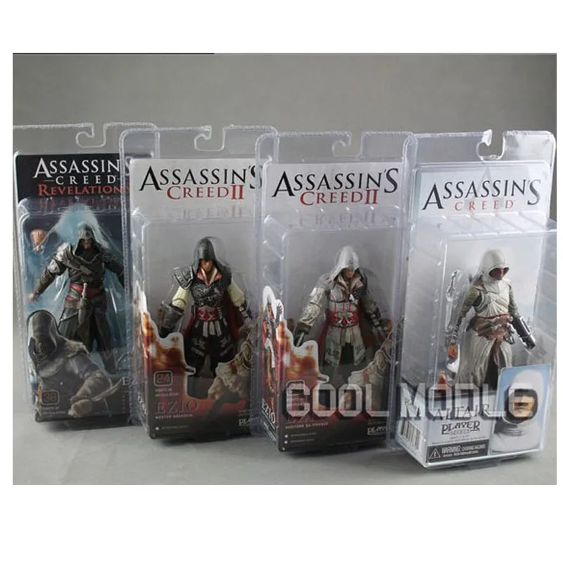 Bandai Assassins Creeds II Ezio Altair Figure Model Movable AssassinCreed Action Figure Toys Collectible Model Ornament 7 Inch 
Bandai Assassins Creeds II Ezio Altair Figure Model Movable AssassinCreed Action Figure Toys Collectible Model Ornament 7 Inch