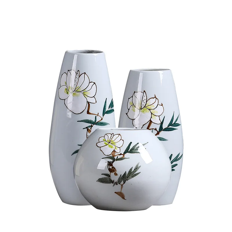 Simple Modern Handpaint Flower Ceramic Vase Simple Zen Insert Craft For Home Table decoration
Simple Modern Handpaint Flower Ceramic Vase Simple Zen Insert Craft For Home Table decoration