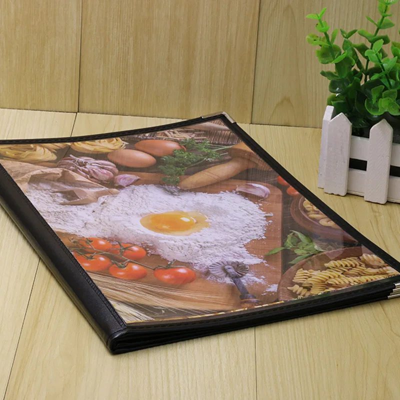 2Pcs Transparent Restaurant Menu Covers for A4 Size Book Style Cafe Bar 4 Pages 8 View
2Pcs Transparent Restaurant Menu Covers for A4 Size Book Style Cafe Bar 4 Pages 8 View