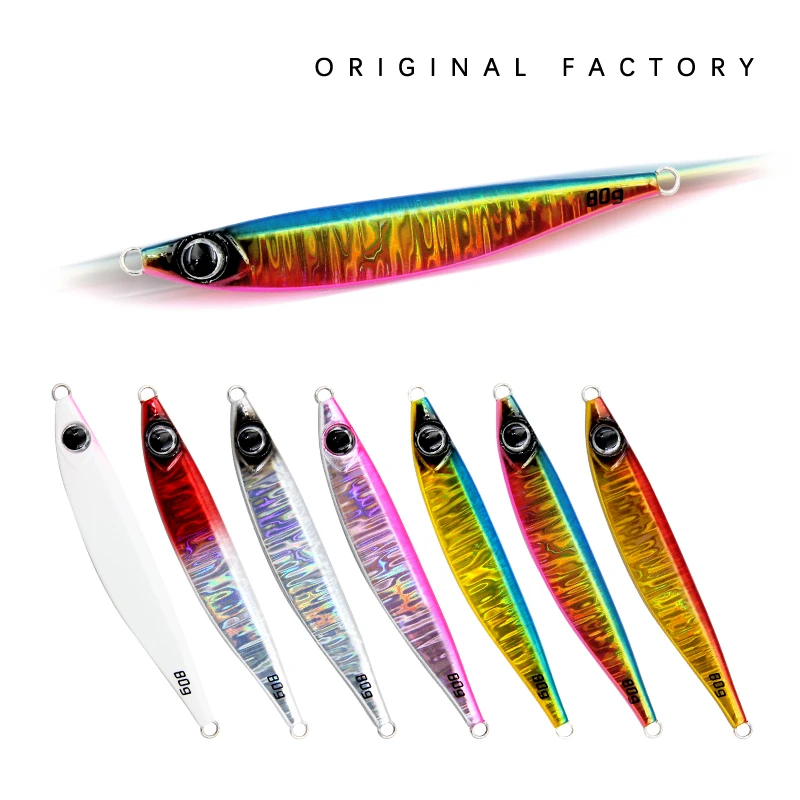 Howdes 1/pcs 80g Jigging Lure Glowing Casting Jig Lures Fishing Baits Metal Jig Lures Fishing Tackle Saltwater Pesca
Howdes 1/pcs 80g Jigging Lure Glowing Casting Jig Lures Fishing Baits Metal Jig Lures Fishing Tackle Saltwater Pesca