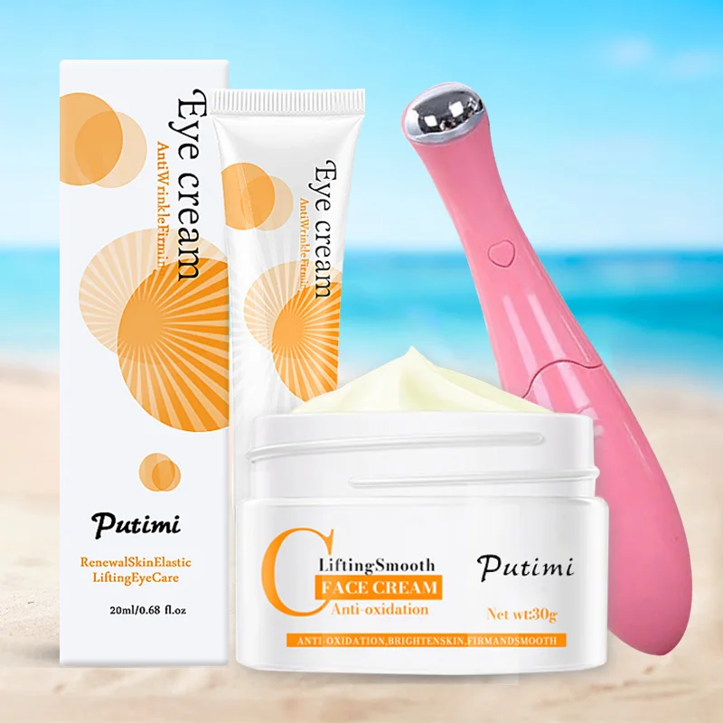 7/5/3/2pcs Face Cream Skin Whitening Cream Anti-oxidation Anti Aging Moisturizing Eye Mask Dark Circles Eye Massager Tool
7/5/3/2pcs Face Cream Skin Whitening Cream Anti-oxidation Anti Aging Moisturizing Eye Mask Dark Circles Eye Massager Tool