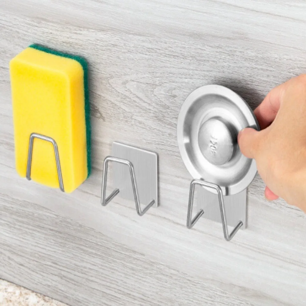 2pcs Kitchen Stainless Steel Sponges Holder Portable Suction Cup Drain Rack Sink Sponges Drain Drying Rack Kitchen Accessories
2pcs Kitchen Stainless Steel Sponges Holder Portable Suction Cup Drain Rack Sink Sponges Drain Drying Rack Kitchen Accessories