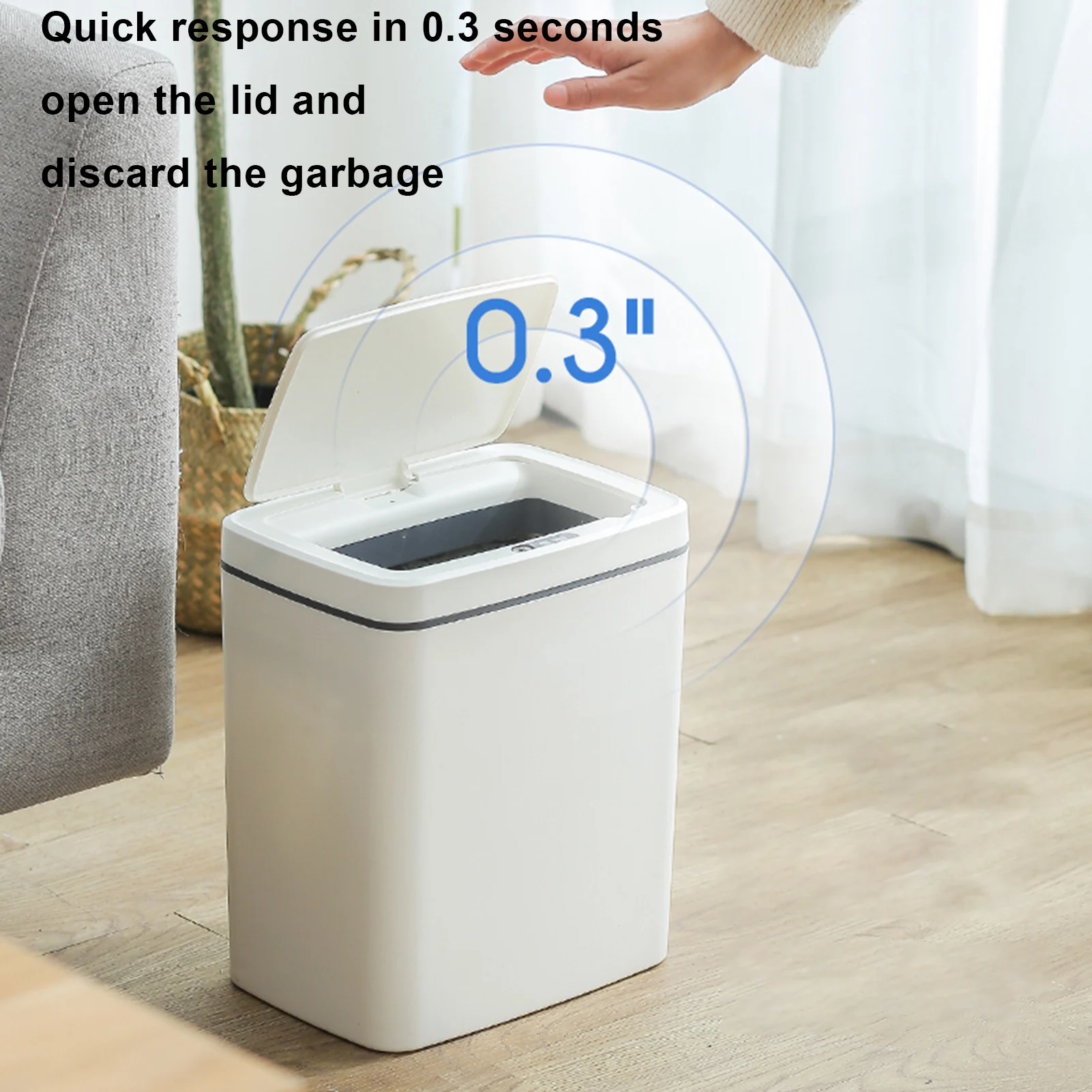 Intelligent Sensor Trash Can Smart Creative Classification Automatic Household With Lid For Living Room, Kitchen, judicious
Intelligent Sensor Trash Can Smart Creative Classification Automatic Household With Lid For Living Room, Kitchen, judicious