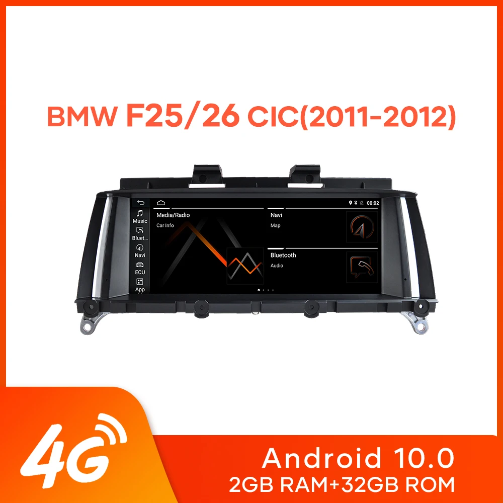 MCWAUTO for BMW X3 F25 X4 F26 2011-2012 CIC System 8.8” Car Radio Stereo Android 10.0 Autoradio GPS Navigation 4G Wifi
MCWAUTO for BMW X3 F25 X4 F26 2011-2012 CIC System 8.8” Car Radio Stereo Android 10.0 Autoradio GPS Navigation 4G Wifi