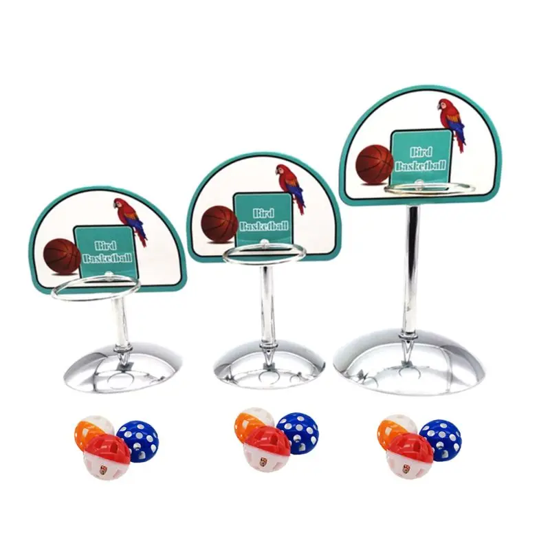 Pet Parrot Basketball Hoop Props Parakeet Bells Balls Puzzle Game Chew Play Toys 517E
Pet Parrot Basketball Hoop Props Parakeet Bells Balls Puzzle Game Chew Play Toys 517E