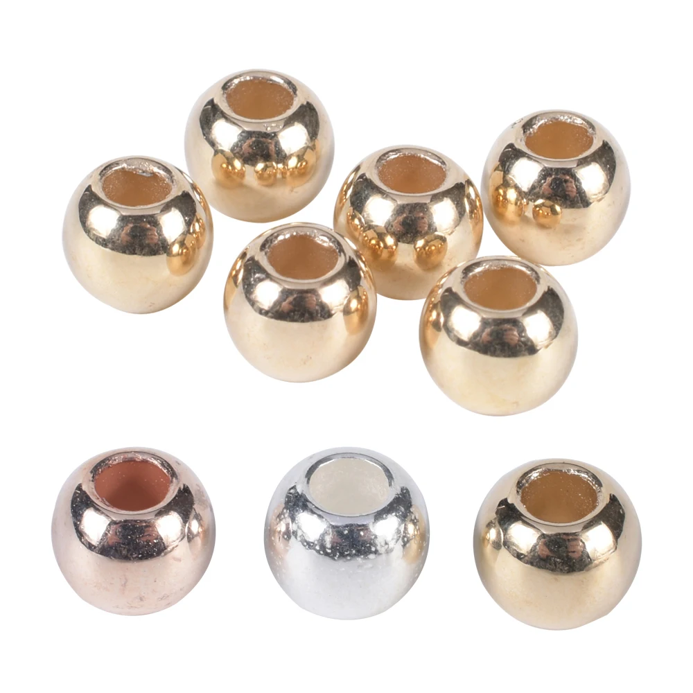 100Pcs/Lot 4 6 8 10 12mm Big Hole CCB Spacer Beads DIY Charms Bracelet Findings For Jewelry Making Accessories Supplies 
100Pcs/Lot 4 6 8 10 12mm Big Hole CCB Spacer Beads DIY Charms Bracelet Findings For Jewelry Making Accessories Supplies
