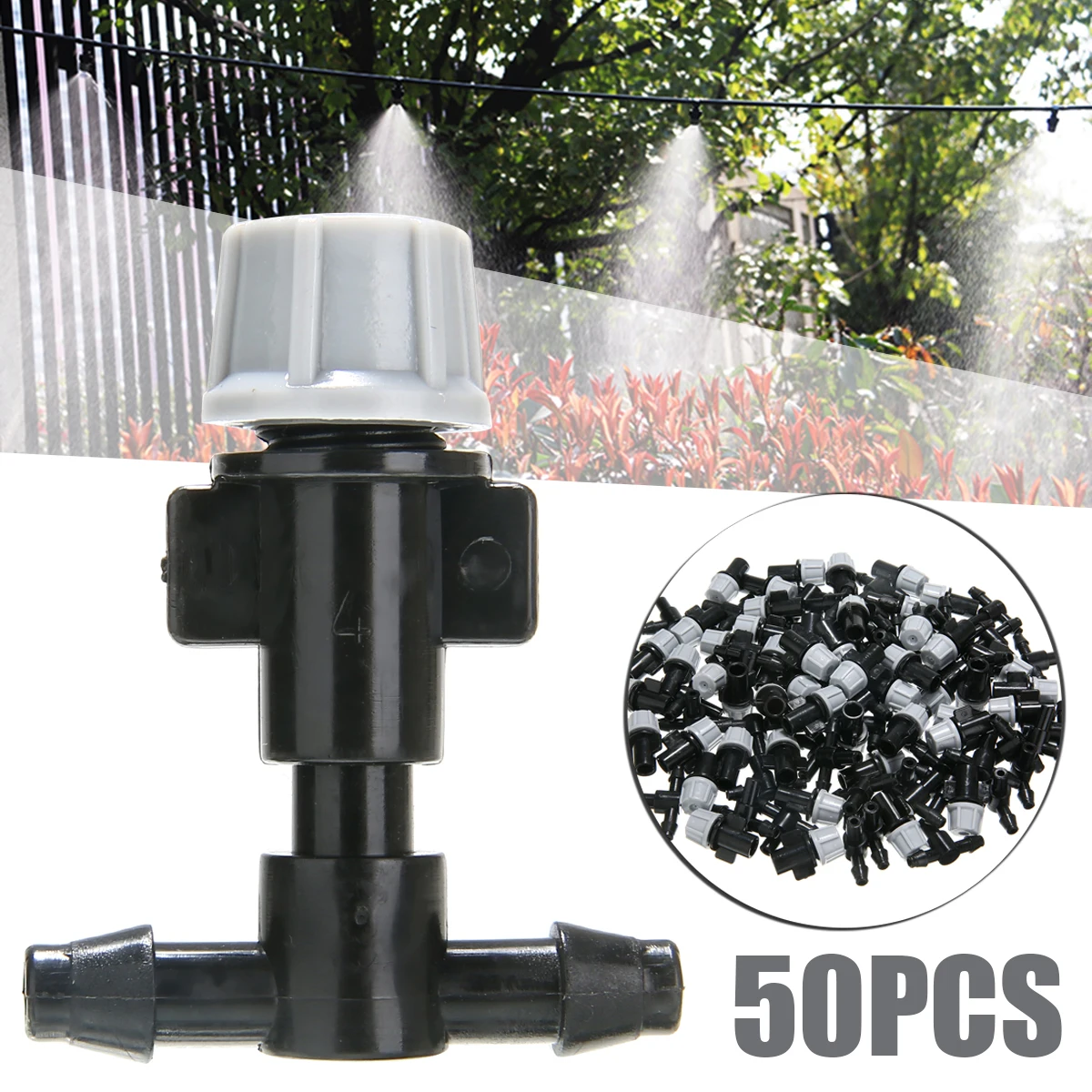 50pcs Mist Spray Nozzles Garden Agriculture Irrigation Accessories Automatic Mist Spray Nozzle Sprinkler
50pcs Mist Spray Nozzles Garden Agriculture Irrigation Accessories Automatic Mist Spray Nozzle Sprinkler