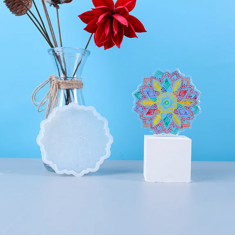 Sunflower Silicone Mold DIY Crafts Coaster Pad Silicone Mold Making Tool Epoxy Mold
Sunflower Silicone Mold DIY Crafts Coaster Pad Silicone Mold Making Tool Epoxy Mold