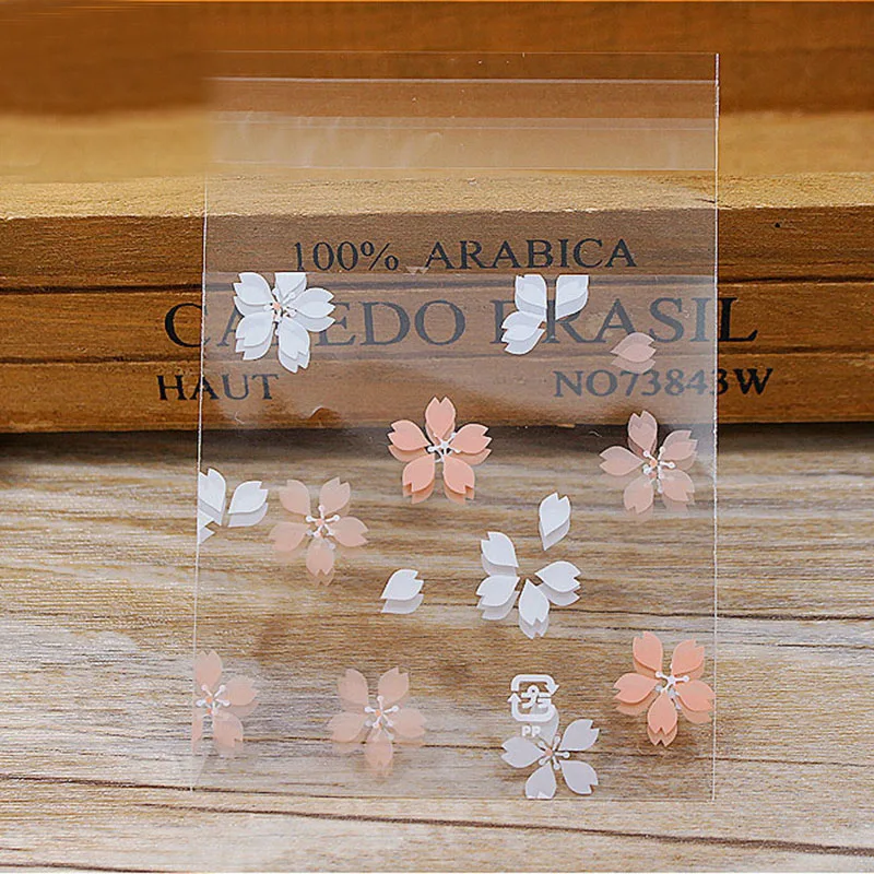 100Pcs Lovely Cartoon Flower Cookies Biscuits Bags Self-adhesive Party Wedding Bag Cake Candy Gift Bags Baking Package 7*7cm
100Pcs Lovely Cartoon Flower Cookies Biscuits Bags Self-adhesive Party Wedding Bag Cake Candy Gift Bags Baking Package 7*7cm