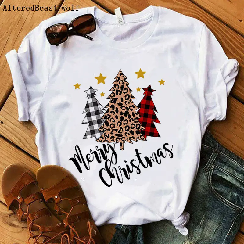 Christmas Tree Leopard Printed Christmas T shirt women white Tops Christmas clothes leopard pattern tshirt harajuku t-shirt
Christmas Tree Leopard Printed Christmas T shirt women white Tops Christmas clothes leopard pattern tshirt harajuku t-shirt