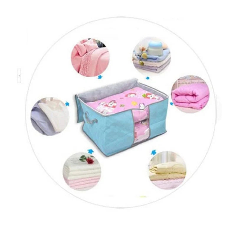 Large Foldable Non-woven Clothes Storage Bag Space Saver Quilt Blanket Zipper Organizer Box Waterproof Damp-proof Organizer Case
Large Foldable Non-woven Clothes Storage Bag Space Saver Quilt Blanket Zipper Organizer Box Waterproof Damp-proof Organizer Case