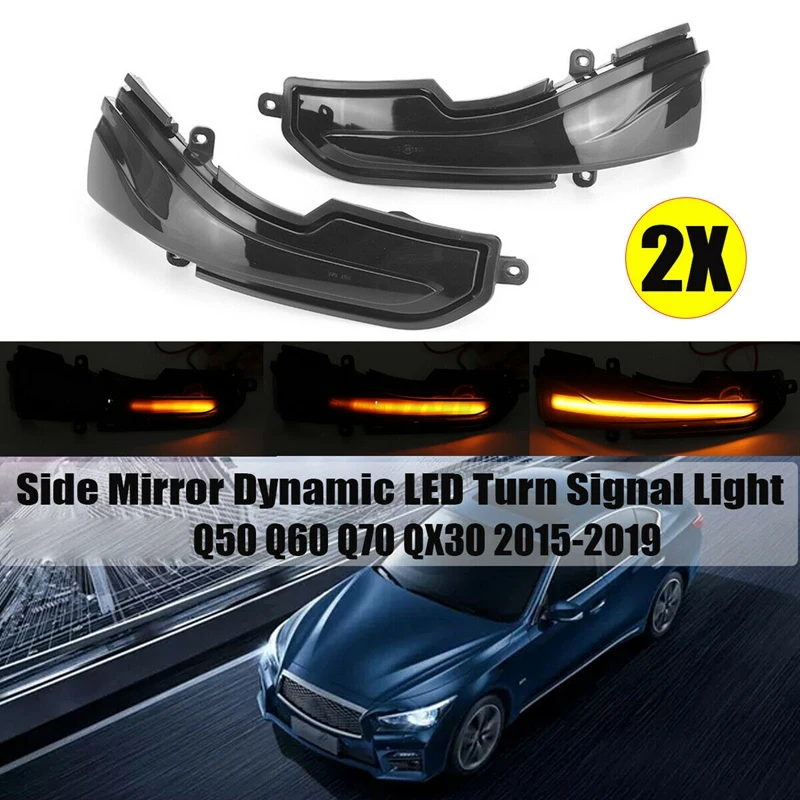 Car LED Dynamic Turn Signal Light Side Mirror Indicator for Infiniti Q30 Q50 Q60 Q70 QX50 QX60 QX70 Turn Signal Blinker
Car LED Dynamic Turn Signal Light Side Mirror Indicator for Infiniti Q30 Q50 Q60 Q70 QX50 QX60 QX70 Turn Signal Blinker