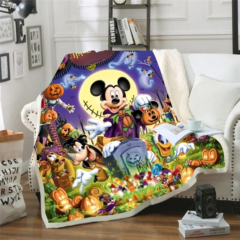 Cartoon Halloween Fleece Blanket Kids Mickey Blanket 3D Print Sherpa Blanket on Bed Home Blankets for Beds Throw Blanket
Cartoon Halloween Fleece Blanket Kids Mickey Blanket 3D Print Sherpa Blanket on Bed Home Blankets for Beds Throw Blanket