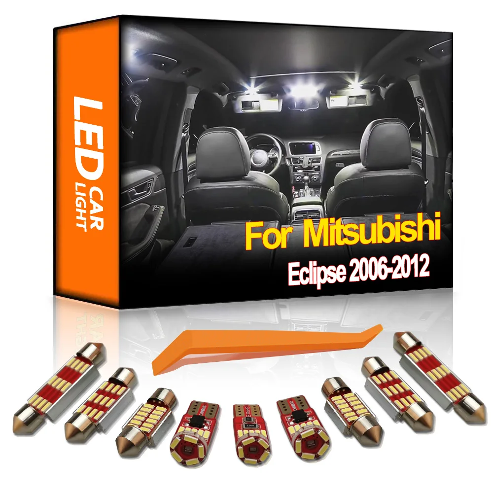 11Pcs LED SMD Lights Interior Package Kit For Mitsubishi Eclipse 2006-2012 Map Dome Trunk License Plate Light
11Pcs LED SMD Lights Interior Package Kit For Mitsubishi Eclipse 2006-2012 Map Dome Trunk License Plate Light