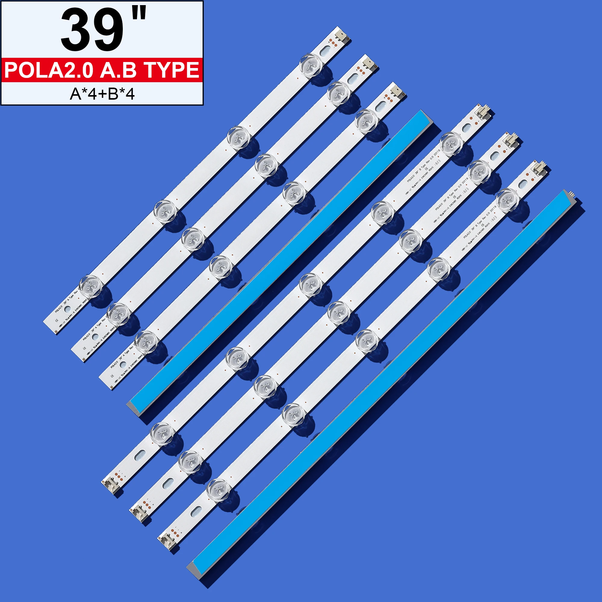 100%NEW 8 Pieces LED backlight for TV 39LN5300 LG innotek POLA 2.0 POLA2.0 39"A/B type HC390DUN-VCFP1
100%NEW 8 Pieces LED backlight for TV 39LN5300 LG innotek POLA 2.0 POLA2.0 39"A/B type HC390DUN-VCFP1