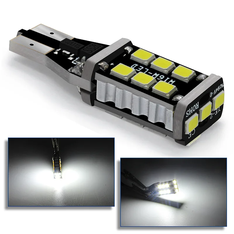 T15 LED Light W16W 2835 15smd Canbus Error Free LED Backup Light Car Reverse Lamp White DC12V Signal Lamp 6000k Clearance Light
T15 LED Light W16W 2835 15smd Canbus Error Free LED Backup Light Car Reverse Lamp White DC12V Signal Lamp 6000k Clearance Light